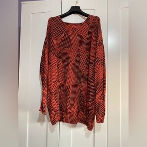 Stylish Red and Black Women's Sweater